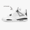 AJ4 Basketball Sneakers -White Sole