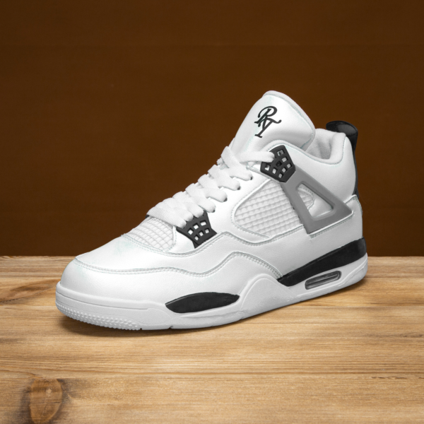 AJ4 Basketball Sneakers -White Sole