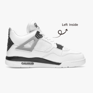 bb2b50f1f9344bd38b77016494ff20ef.png AJ4 Basketball Sneakers -White Sole
