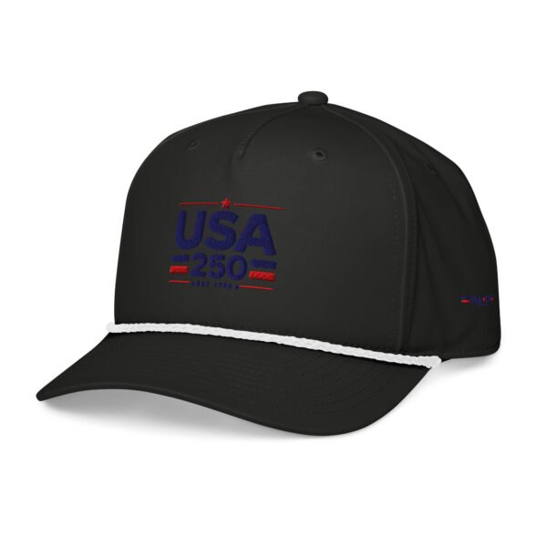 classic-rope-cap-black-white-left-front-6a256042d832d.jpg USA250 Classic rope cap Embroidered
