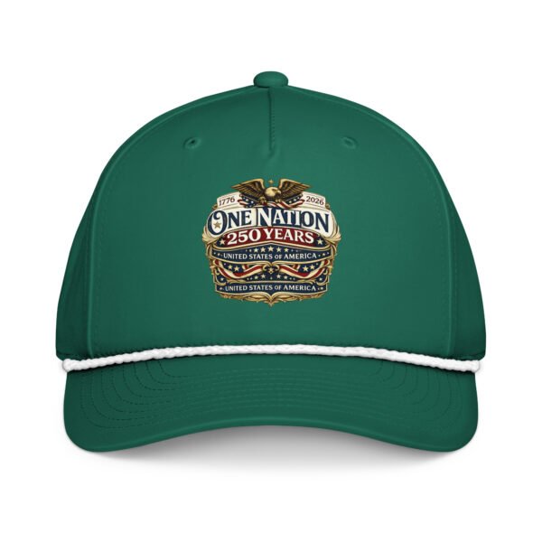 One Nation 250 Years Classic rope cap DTF Print)