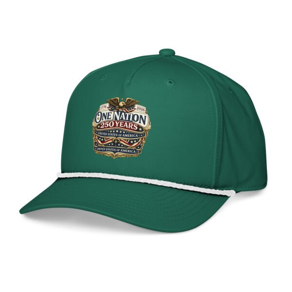 One Nation 250 Years Classic rope cap DTF Print)
