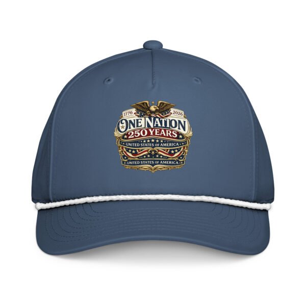 One Nation 250 Years Classic rope cap DTF Print)