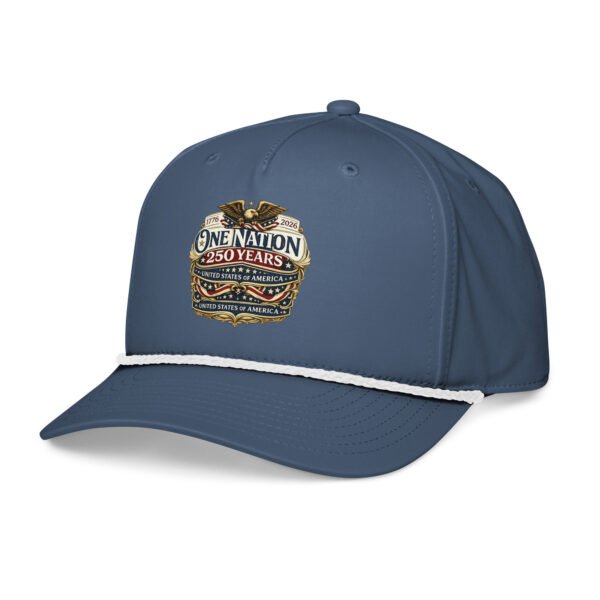 One Nation 250 Years Classic rope cap DTF Print)