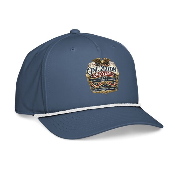 One Nation 250 Years Classic rope cap DTF Print)