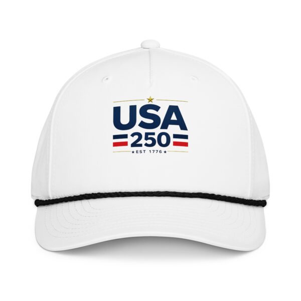 classic-rope-cap-white-black-front-6a255fc90bba3.jpg USA250 Classic rope cap DTF Print