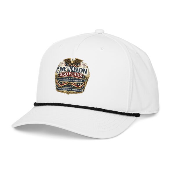 One Nation 250 Years Classic rope cap DTF Print)