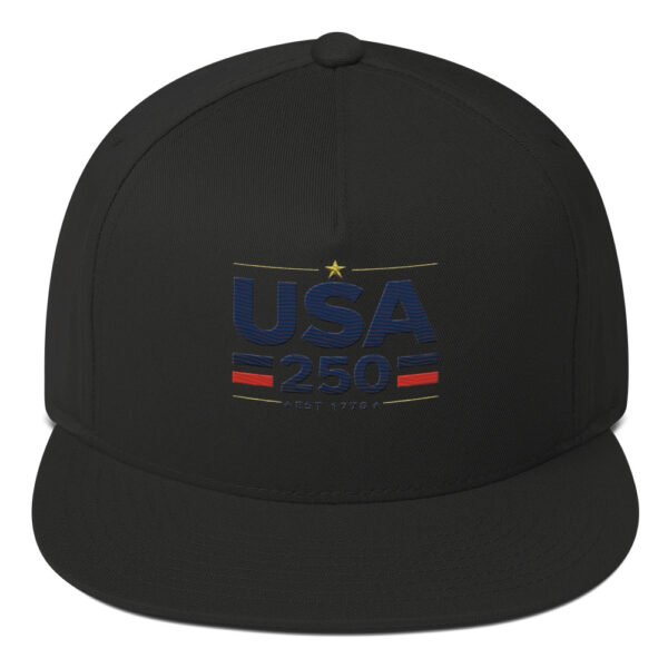 USA250  Flat Bill Cap Embroidered
