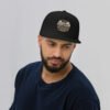 flat-bill-cap-black-front-6a266f7b0ab52.jpg One Nation 250 Years Flat Bill Cap Embroidered