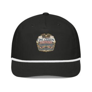 One Nation 250 Years Golf rope cap DTF Print