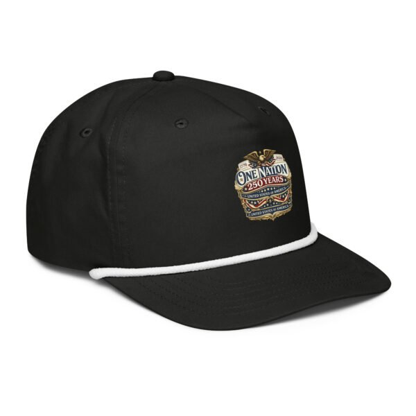 One Nation 250 Years Golf rope cap DTF Print