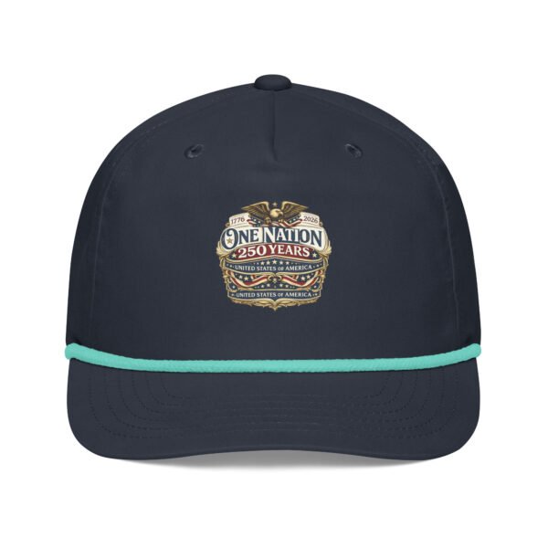 One Nation 250 Years Golf rope cap DTF Print