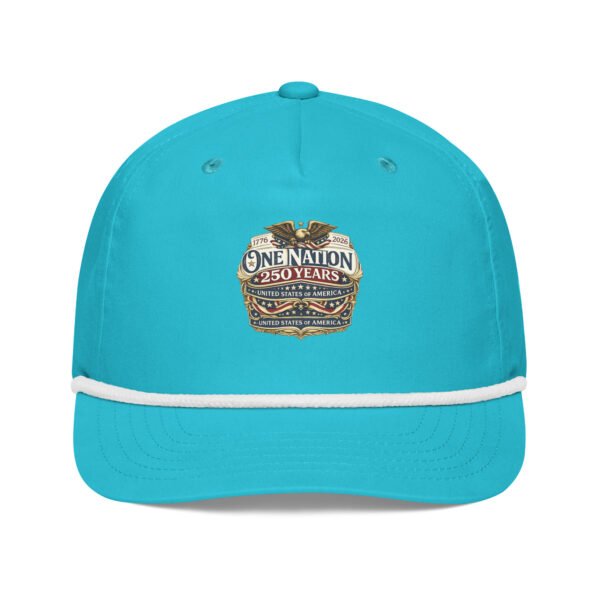 One Nation 250 Years Golf rope cap DTF Print