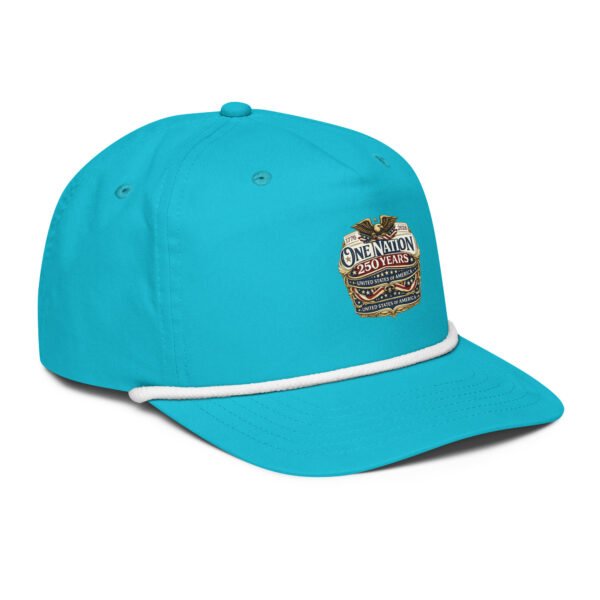 One Nation 250 Years Golf rope cap DTF Print