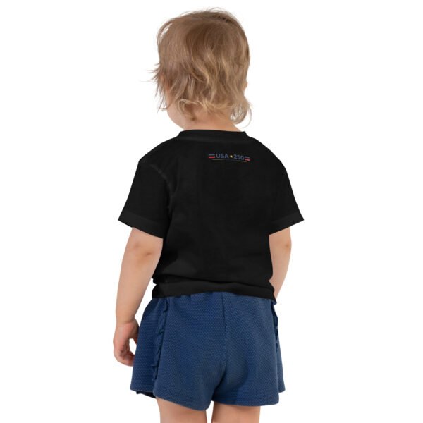 toddler-staple-tee-black-back-6a253075c377e.jpg USA250 Toddler Short Sleeve Tee DTG Print