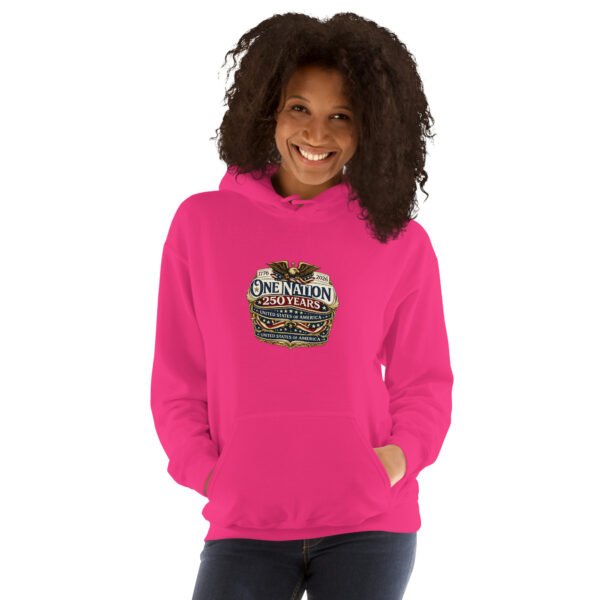 unisex-heavy-blend-hoodie-heliconia-front-6a267d90248fb.jpg One Nation 250 Years Unisex Hoodie DTF Print