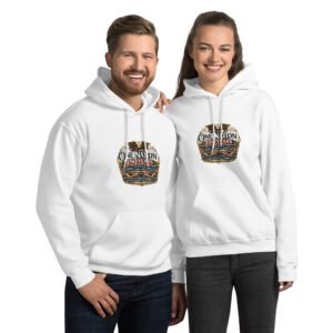 unisex-heavy-blend-hoodie-white-front-6a267b9b7ca89.jpg One Nation 250 Years Unisex Hoodie DTG Print