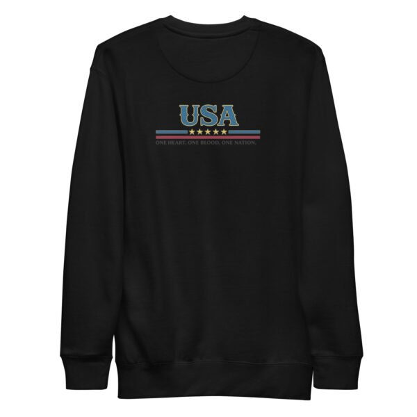 unisex-premium-sweatshirt-black-back-6a2529e089bbd.jpg One Nation 250 Years Unisex Premium Sweatshirt DTG print