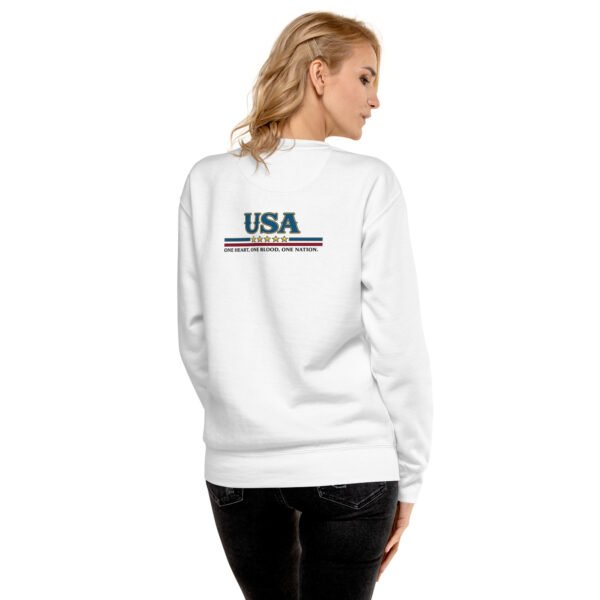 unisex-premium-sweatshirt-white-back-6a2529e076b4c.jpg One Nation 250 Years Unisex Premium Sweatshirt DTG print