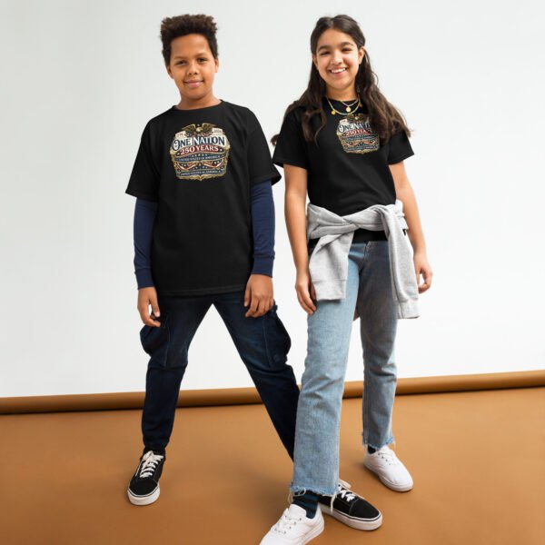 One Nation  250 Years Youth classic tee DTF print